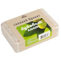 Миниатюра: Соляной брикет Дубовый лист, 1,2 кг, БАННАЯ ЛИНИЯ