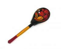 Миниатюра: Ложка дерев. салатная,сувенирная Хохлома