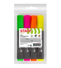 Миниатюра: Набор текстовыделителей 4шт.,АССОРТИ,STAFF College STICK HL-497,линия 1-4 мм