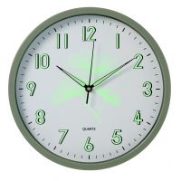 Миниатюра: Часы настенные круг д30см плавный ход,корпус оливковый Светящиеся