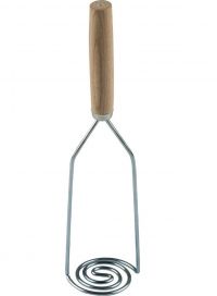 Миниатюра: Картофелемялка (Толкушка) Спираль с деревянной ручкой