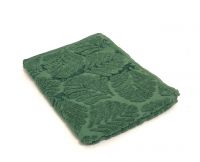 Миниатюра: Полотенце махровое Luxor диз. Флора 50х90 (хвойный)
