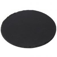 Миниатюра: Блюдо камень, круглое, 25 см, черное, Черный камень