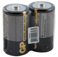 Миниатюра: Батарейка D GP R20 SUPER CELL солевая 2шт в спайке