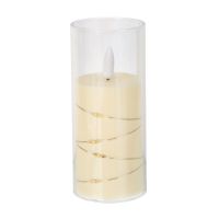 Миниатюра: Светильник декоративный LED в виде свечи в стакане 5,5*12,5см