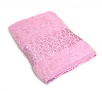 Миниатюра: Полотенце махровое Luxor диз. Коаст 70х130 (розовый)