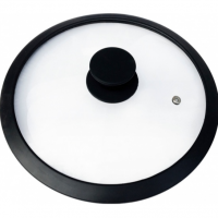 Миниатюра: Крышка стеклянная 24см с силик. ободком