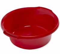 Миниатюра: Таз 9л пласт. Водолей круглый красный
