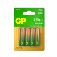 Миниатюра: Батарейка щелочная GP G-tech LR6 ULTRA Alkaline 4шт в блистере