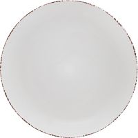 Миниатюра: Тарелка обеденная 26см Аврора белый (фарфор)