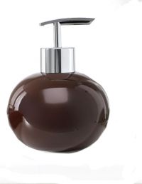 Миниатюра: Дозатор для жидкого мыла Доляна «Карамель», 350 мл, цвет коричневый