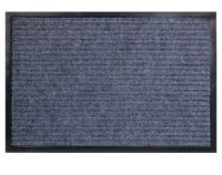 Миниатюра: Коврик влаговпитывающий Ребристый 80х120 см, серый, SUNSTEP