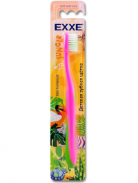 Миниатюра: Зубная щетка EXXE School, мягкая, 6-12 лет, микс