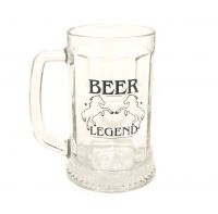Миниатюра: Кружка д/пива 500мл Ладья Beer Legehd