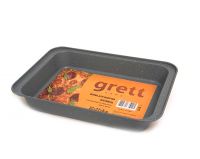 Миниатюра: Противень 320*220*50мм,,с покрытием серый гранит