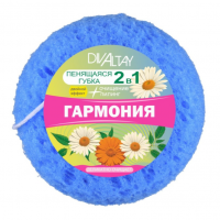 Миниатюра: Мочалка д/тела пенящаяся Мини 2в1 Гармония цветная