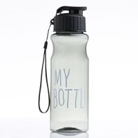 Миниатюра: Бутылка д/воды 500 мл 6.5х6.5х20 см пластик My bottle, микс