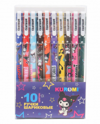 Миниатюра: Набор шар. ручек 10цв. CENTRUM Kuromi 71555 0,7мм,ПВХ уп.