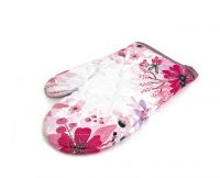 Миниатюра: Рукавица 26*18 стеганная Цветочная нежность