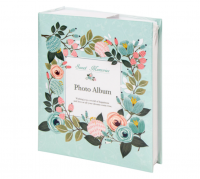 Миниатюра: Фотоальбом Цветочный узор на 304 фото 10*15см,твердая обложка,термосварка