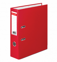 Миниатюра: Папка-регистратор BRAUBERG с покрытием из ПВХ, 80 мм, с уголком, красная