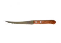 Миниатюра: Нож кухонный д/томатов 5 №2 ручка дерев.