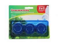 Миниатюра: Таблетка д/сливного бачка унитаза 3шт Лес 32гр. (ПАВ), блистер Освежитель